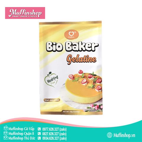 Gelatin Lá - Bioganic 18gr