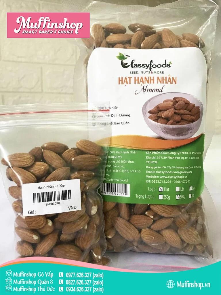 Hạnh nhân HẠT - 25kg/T