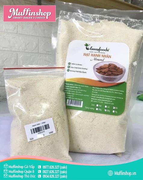 Hạnh nhân BỘT - thùng 10kg
