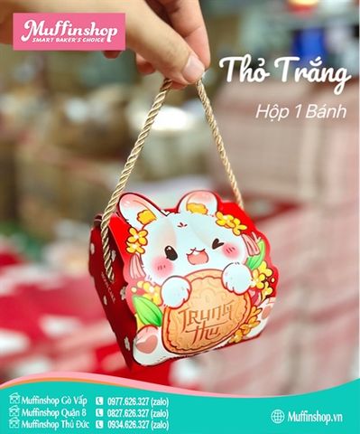 Hộp trung thu 1B Thỏ Trắng 150-250g