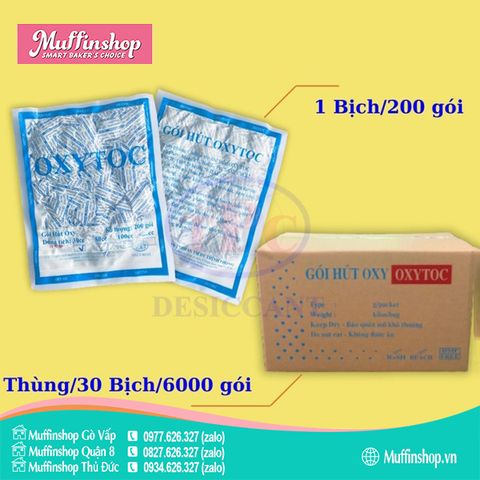 Hút ẩm xanh dương 30cc - 200c x 30g/T