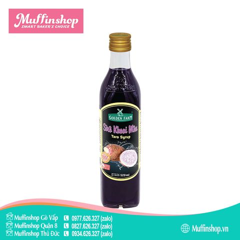 Siro Golden Farm KHOAI MÔN 520ml - 12c/T