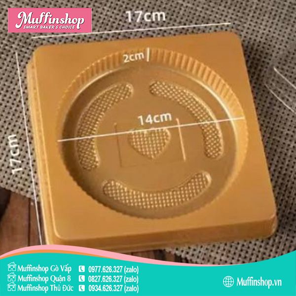 Hộp trung thu nhựa đựng bánh 300g