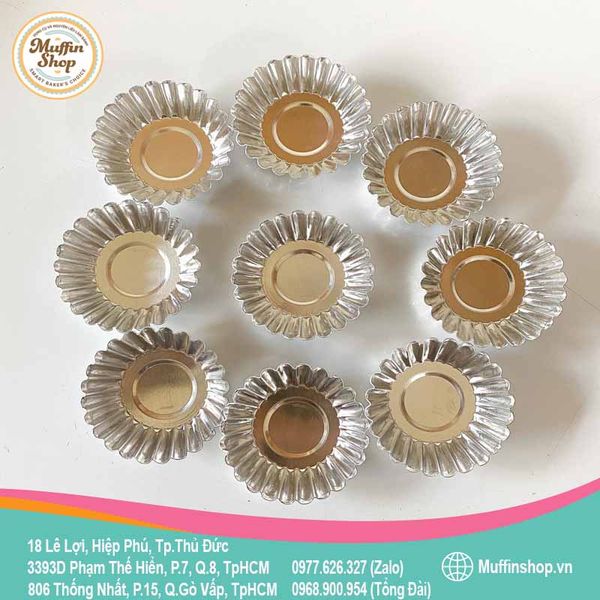 Khuôn tart nhập 6,5cm