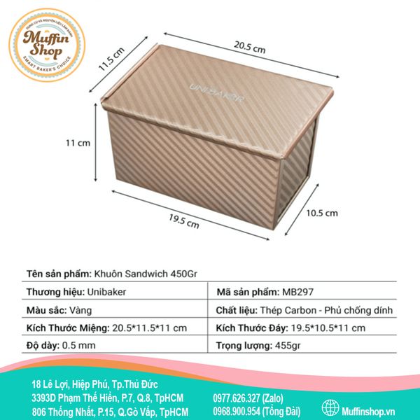 Khuôn chống dính Sandwich Unibaker