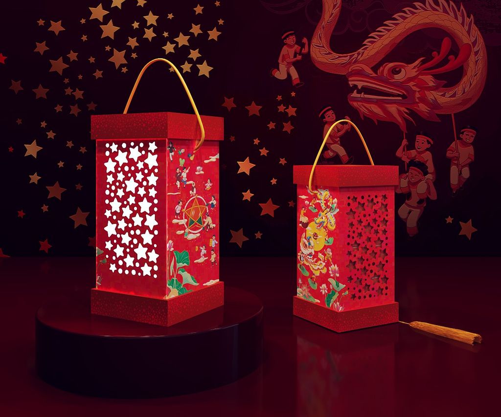 Hộp bánh TT LỒNG ĐÈN ĐỎ 4B