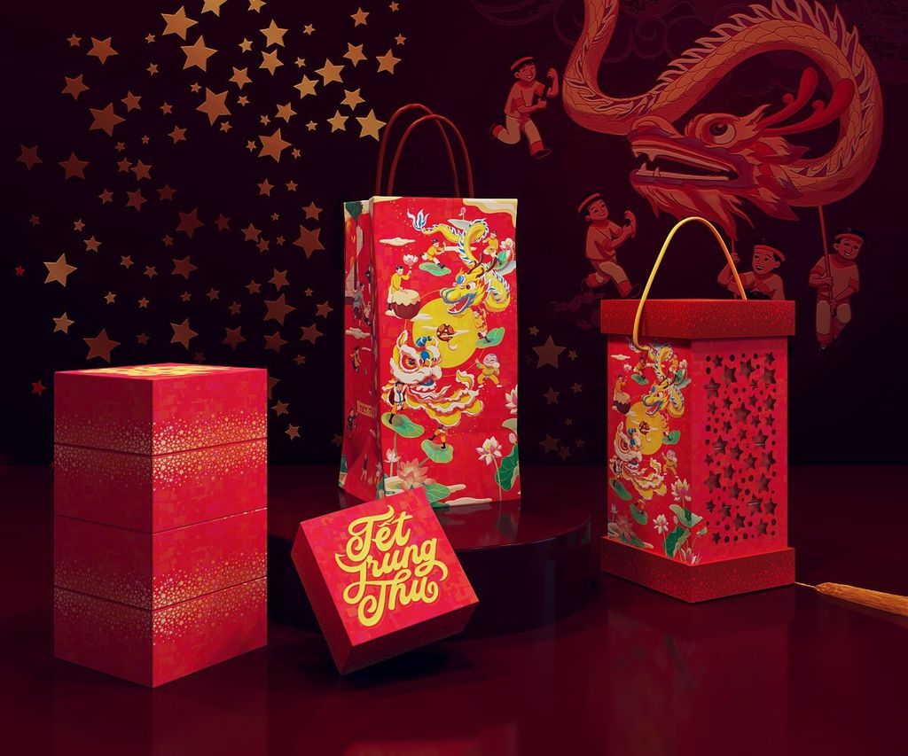 Hộp bánh TT LỒNG ĐÈN ĐỎ 4B