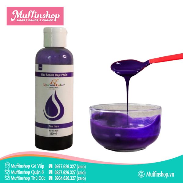 Màu Socola 80ml TÍM THAN C006