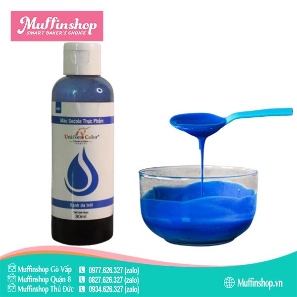 Màu Socola 80ml XANH DA TRỜI C007