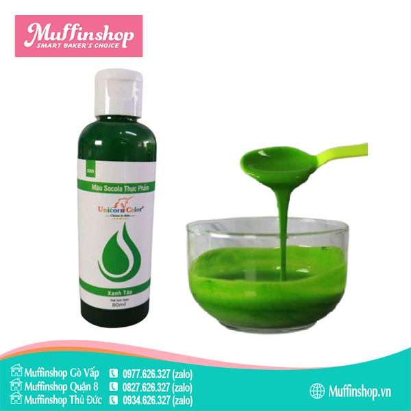 Màu Socola 80ml XANH TÁO C005