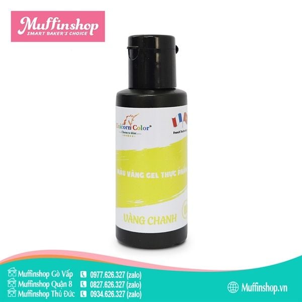 Màu Unicorn Gel 28gr VÀNG CHANH D02