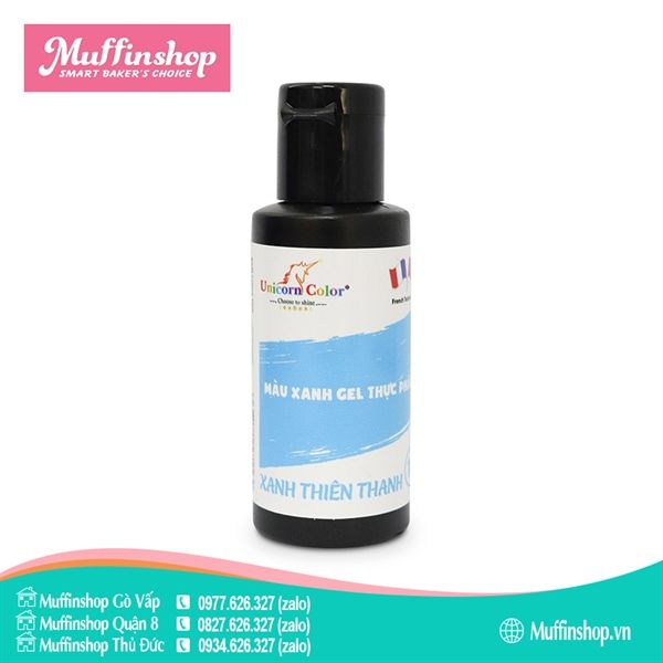 Màu Unicorn Gel 28gr XANH THIÊN THANH D16