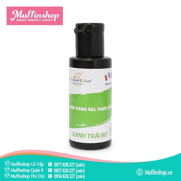 Màu Unicorn Gel 28gr XANH TRÁI BƠ D05
