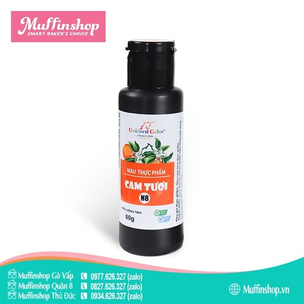 Màu Unicorn Siro 60gr CAM TƯƠI N8