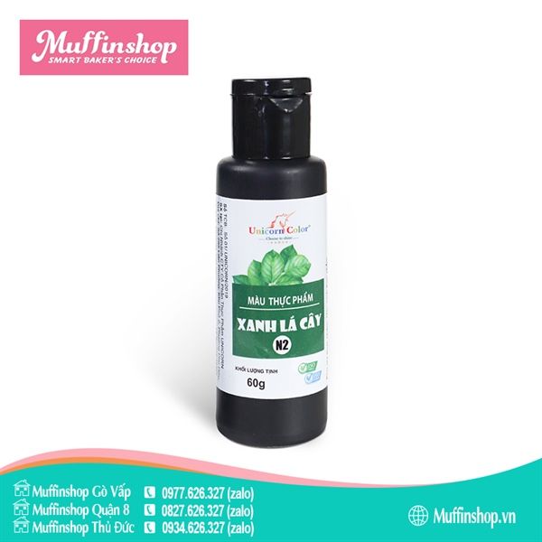 Màu Unicorn Siro 60gr XANH LÁ CÂY N2