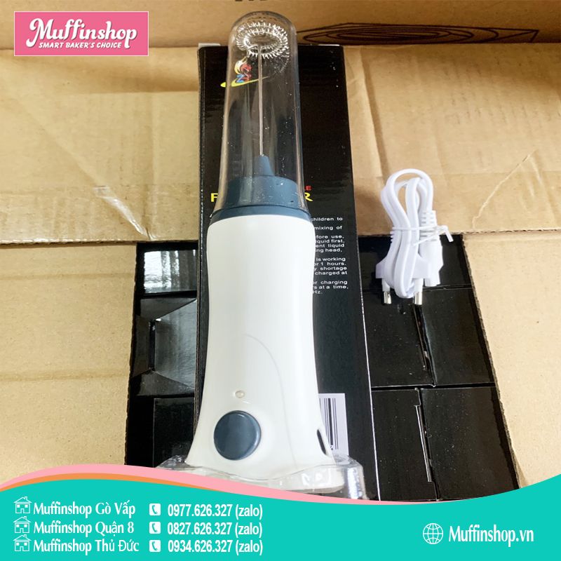 Máy tạo bọt cafe sạc điện ZB1508