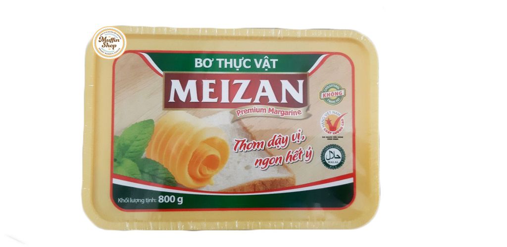 Bơ thực vât cao cấp MEIZAN 800G - 12 hộp/T