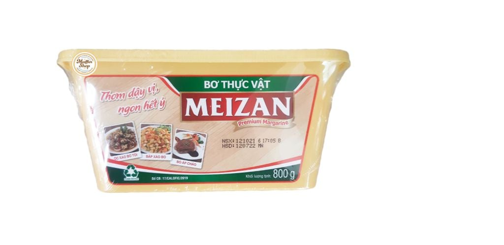 Bơ thực vât cao cấp MEIZAN 800G - 12 hộp/T