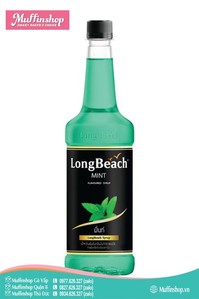 Siro Longbeach BẠC HÀ Mint 740ml - 12c/T
