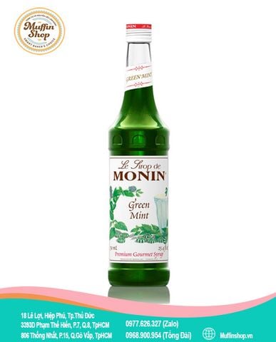 Siro Monin Bạc Hà xanh MENTHE VERTE 700ml