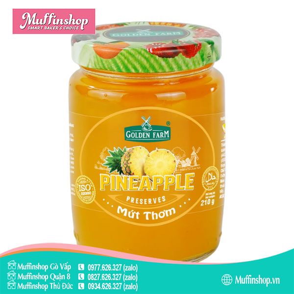 Mứt Golden Farm THƠM 210gr - 12h/T