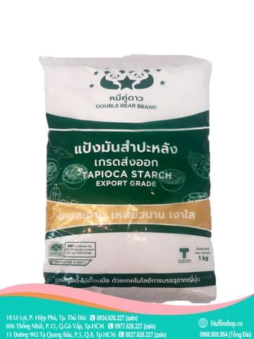 Bột năng Thái DOUBLE BEAR 1kg - 10g/T