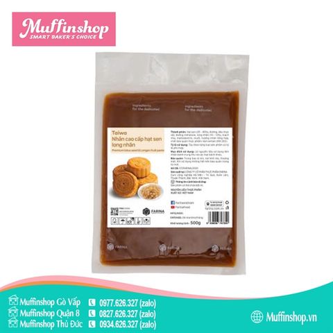 Nhân Taiwa hạt sen LONG NHÃN 500gr - 40g/T