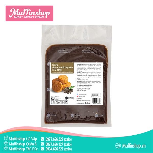 Nhân Taiwa hạt sen TRÀ O LONG 500gr - 40g/T