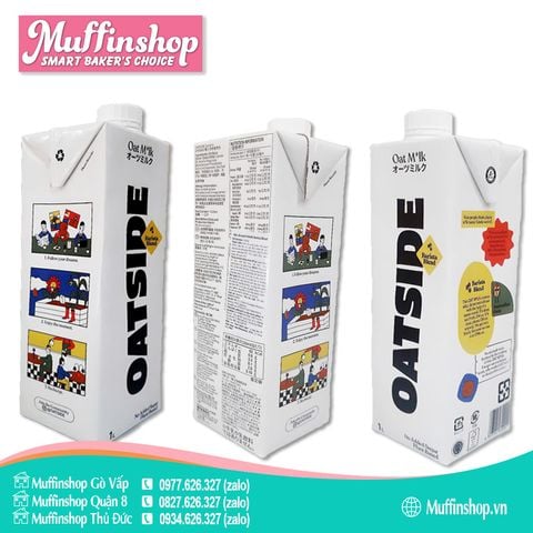 Sữa yến mạch Oatside 1L - 6h/T