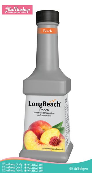 Mứt Longbeach ĐÀO 900ml - 6c/T