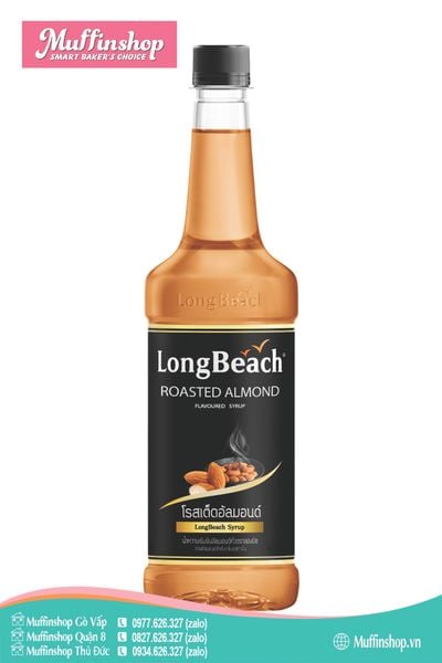 Siro Longbeach HẠNH NHÂN RANG 740ml - 12c/T