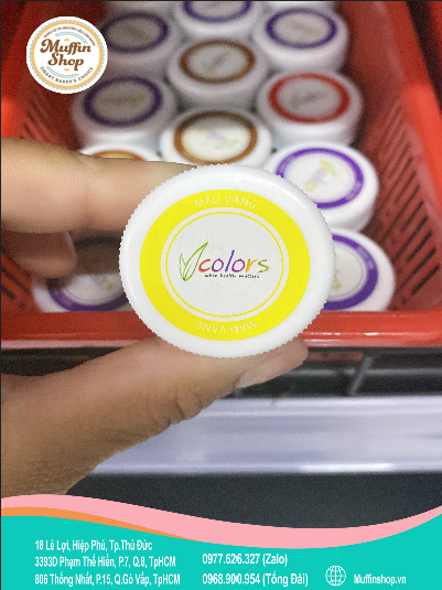 Màu vàng 15g - Vcolor
