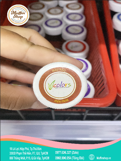 Màu nâu 15g - Vcolor