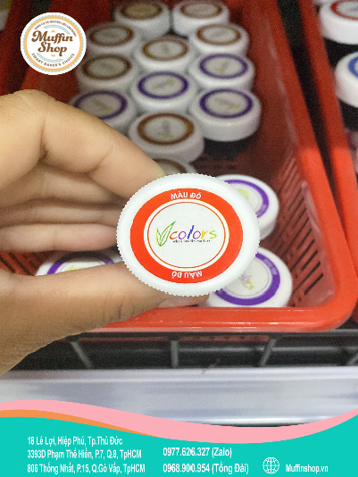 Màu đỏ 15g - Vcolor
