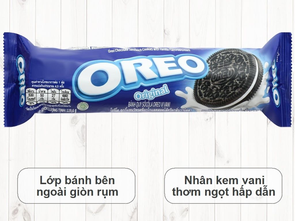 Bánh quy OREO vị vani 105gr - 24c/T
