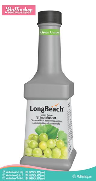 Mứt Longbeach NHO MẪU ĐƠN 900ml - 6c/T