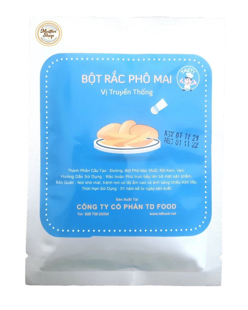 Bột phomai Tasty 500gr - 20g/T