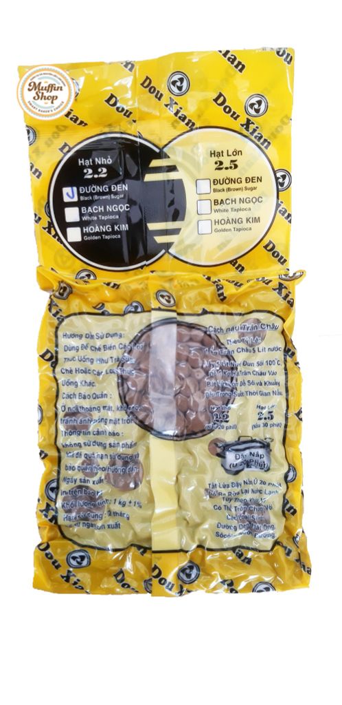 Trân châu ĐEN Douxian 1kg - 18g/T