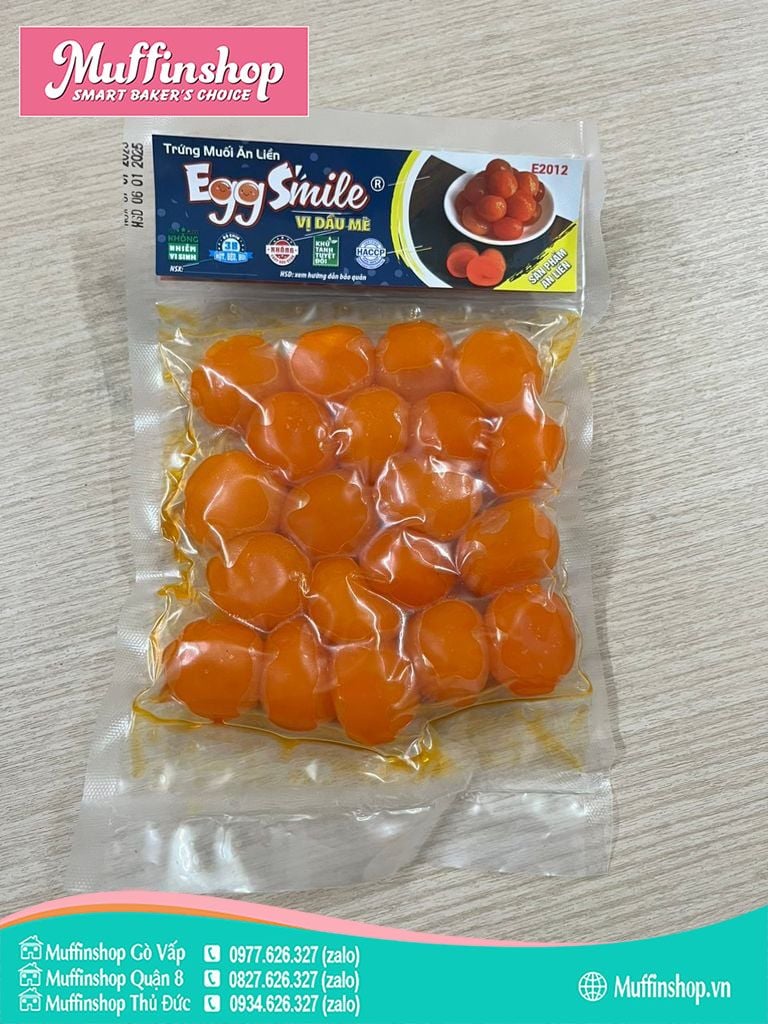 Eggsmile vị dầu mè 12gr (nhãn xanh)