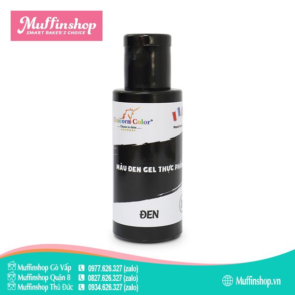 Màu Unicorn Gel 28gr ĐEN D39