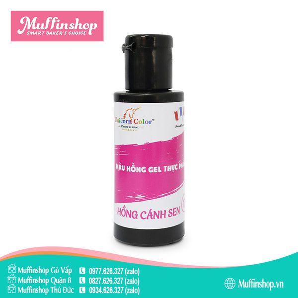 Màu Unicorn Gel 28gr HỒNG CÁNH SEN D17