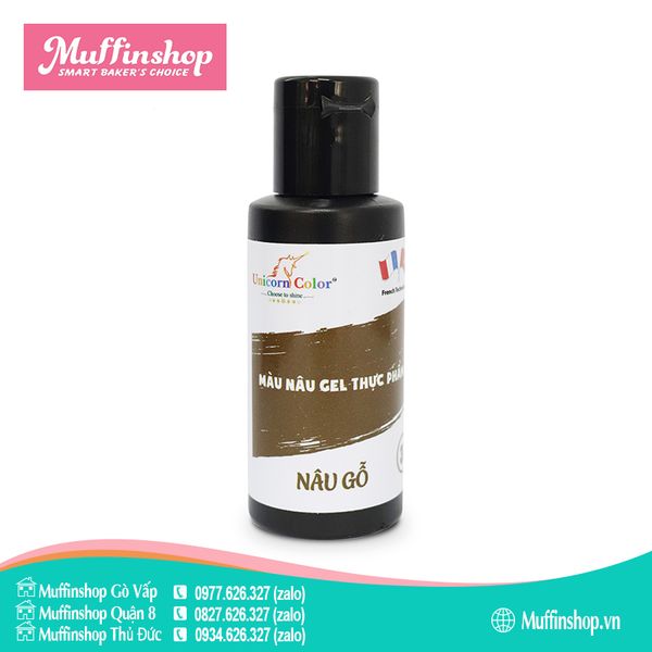 Màu nâu gỗ 60g - Unicorn