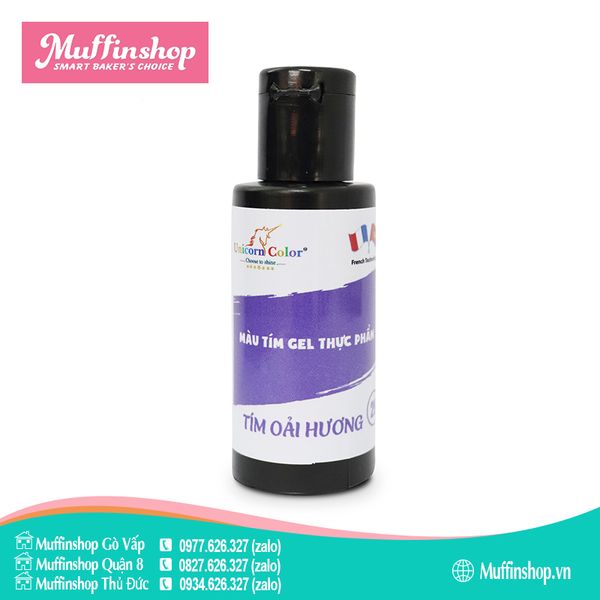 Màu Unicorn Gel 28gr TÍM OẢI HƯƠNG D29