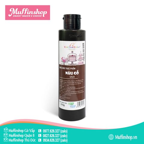 Màu nâu gỗ 210g - Unicorn