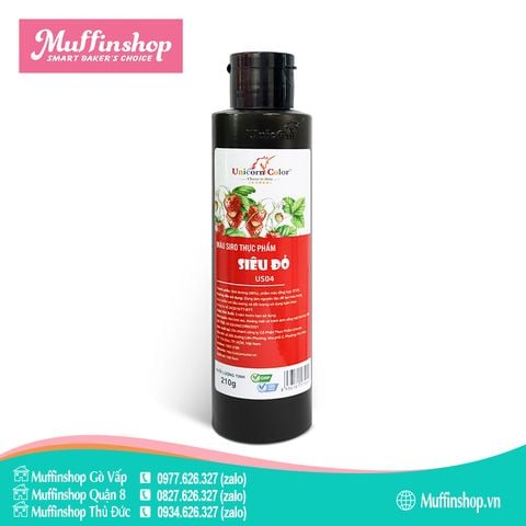 Màu đỏ tươi 210g - Unicorn