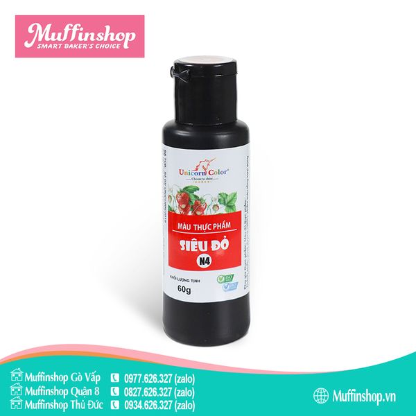 Màu đỏ tươi 60g - Unicorn