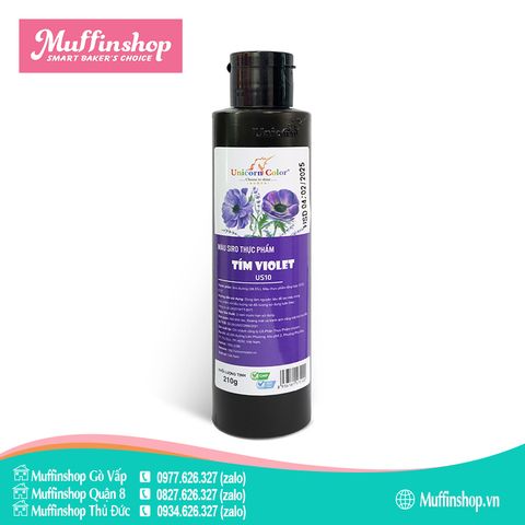 Màu tím 210g -  Unicorn