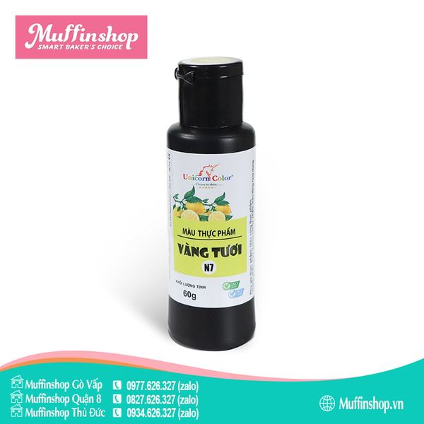 Màu vàng tươi 60g - Unicorn