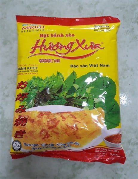 Bột bánh xèo HƯƠNG XƯA Mikko 500g