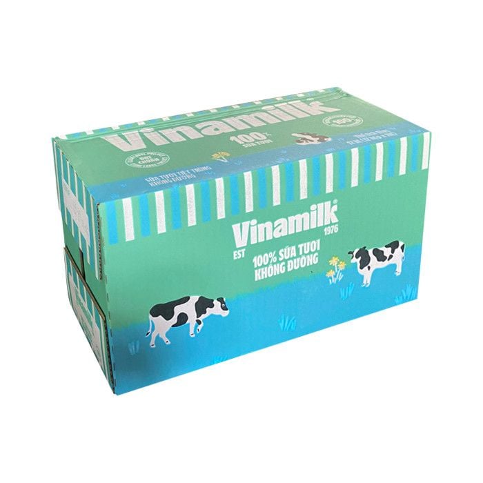 Sữa tươi VINAMILK 1L ko đường - 12h/T